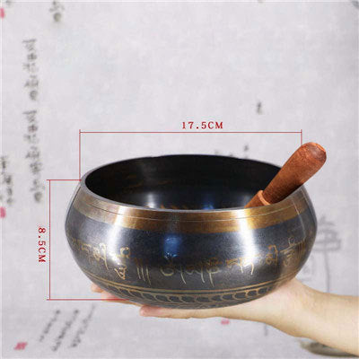 Golden Lotus Meditation Bowl