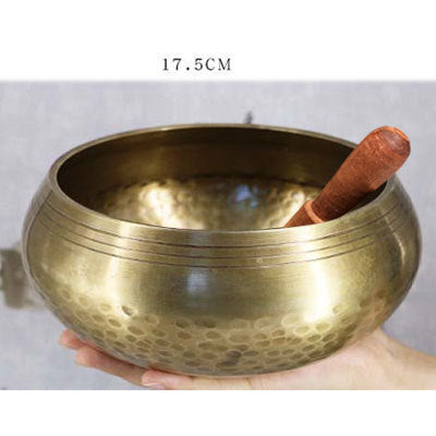 Golden Lotus Meditation Bowl