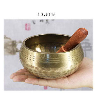 Golden Lotus Meditation Bowl