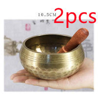 Golden Lotus Meditation Bowl