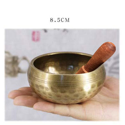 Golden Lotus Meditation Bowl