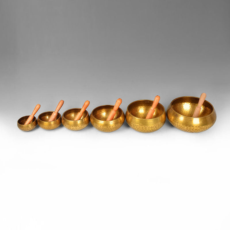 Golden Lotus Meditation Bowl