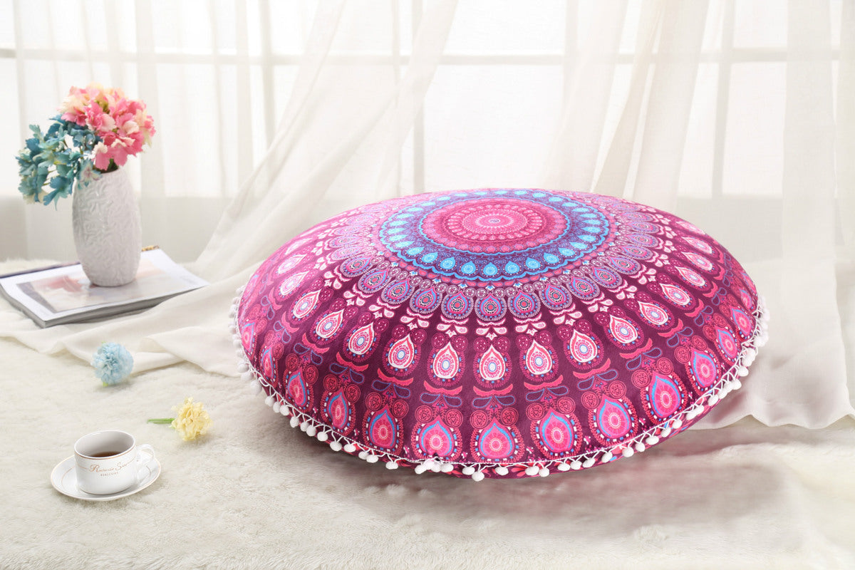 Colorful Mandala Meditation Cushions