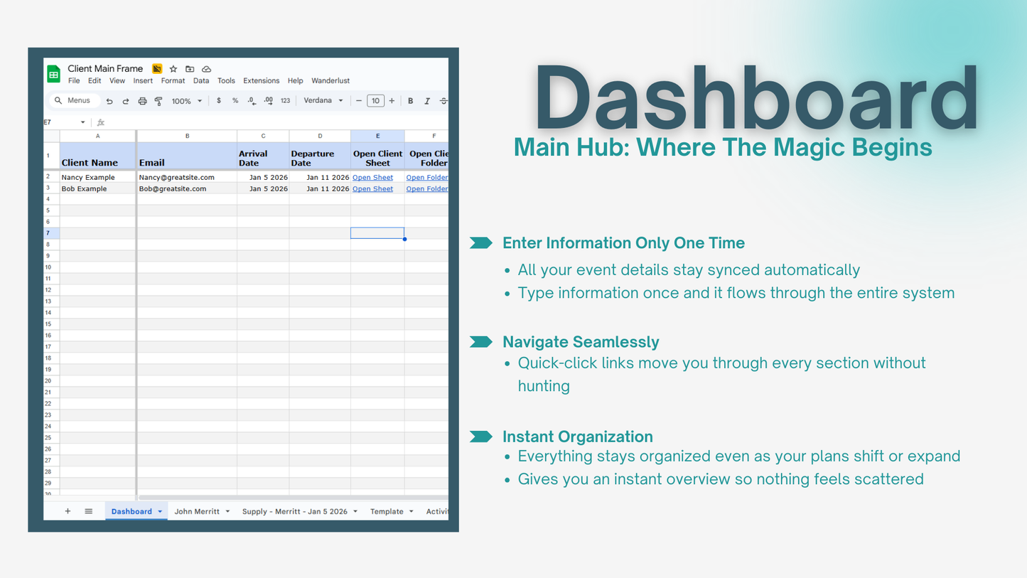 Client Management System — Automated Document Builder & Workflow Suite