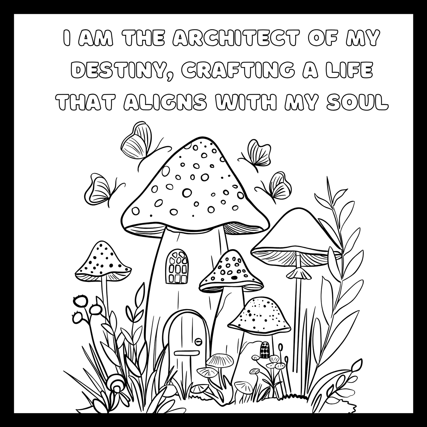 Affirmations Coloring Pages