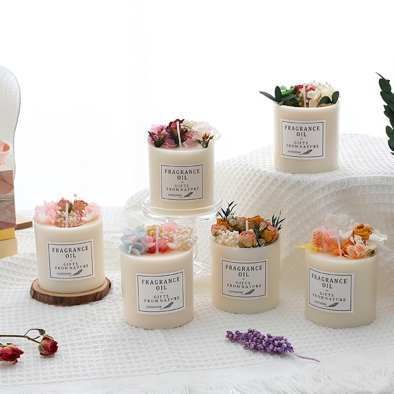 Dried Flowers Scented Candles