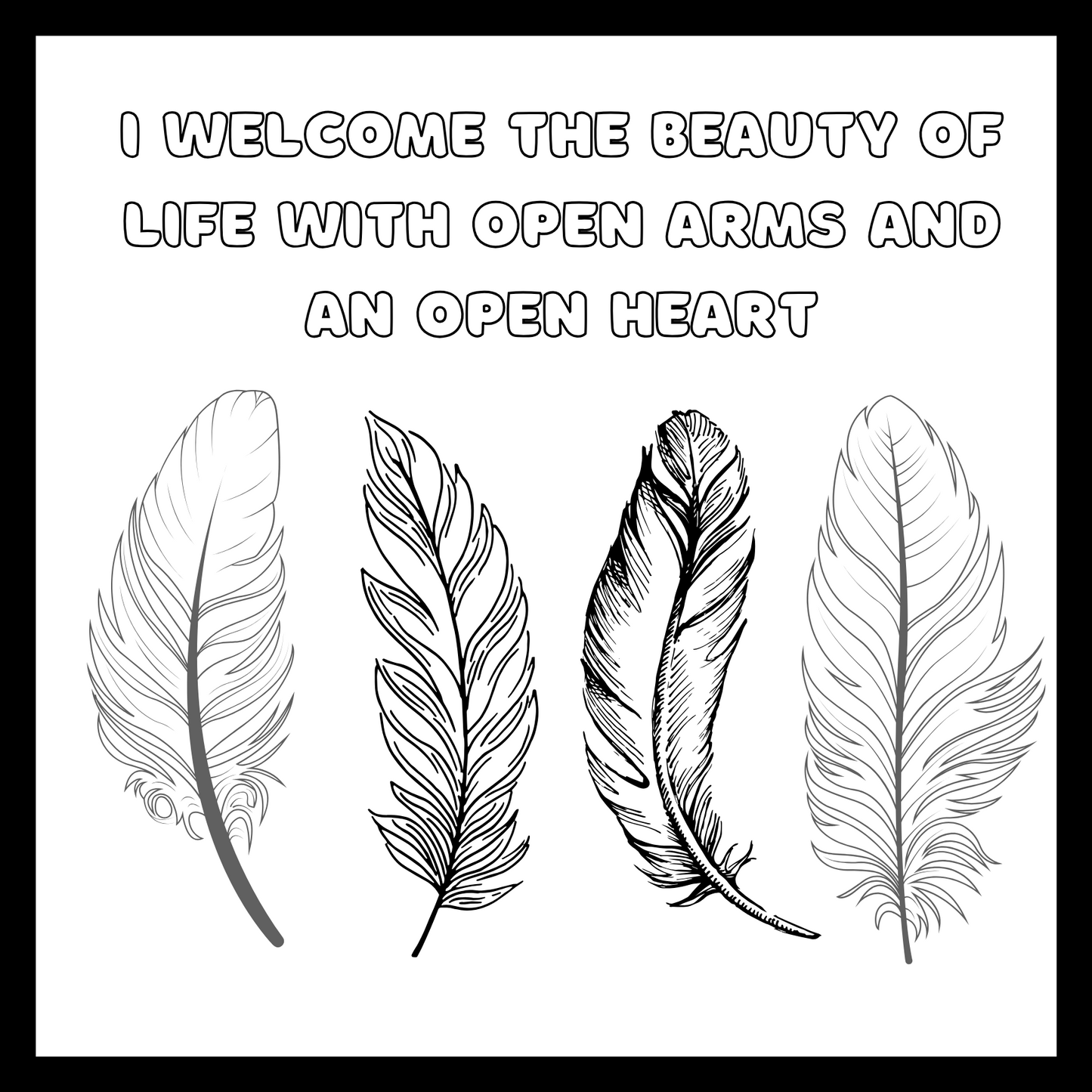 Affirmations Coloring Pages