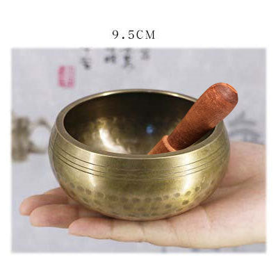 Golden Lotus Meditation Bowl