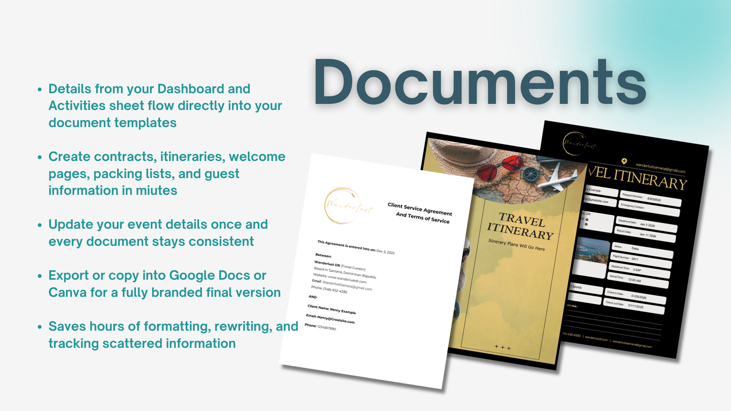 Client Management System — Automated Document Builder & Workflow Suite