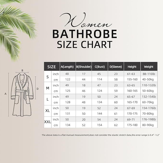 RONGTAI - Women's Fleece Robe, Long Bathrobe With Two Side Pockets And Belt, Warm, Cozy And Fluffy