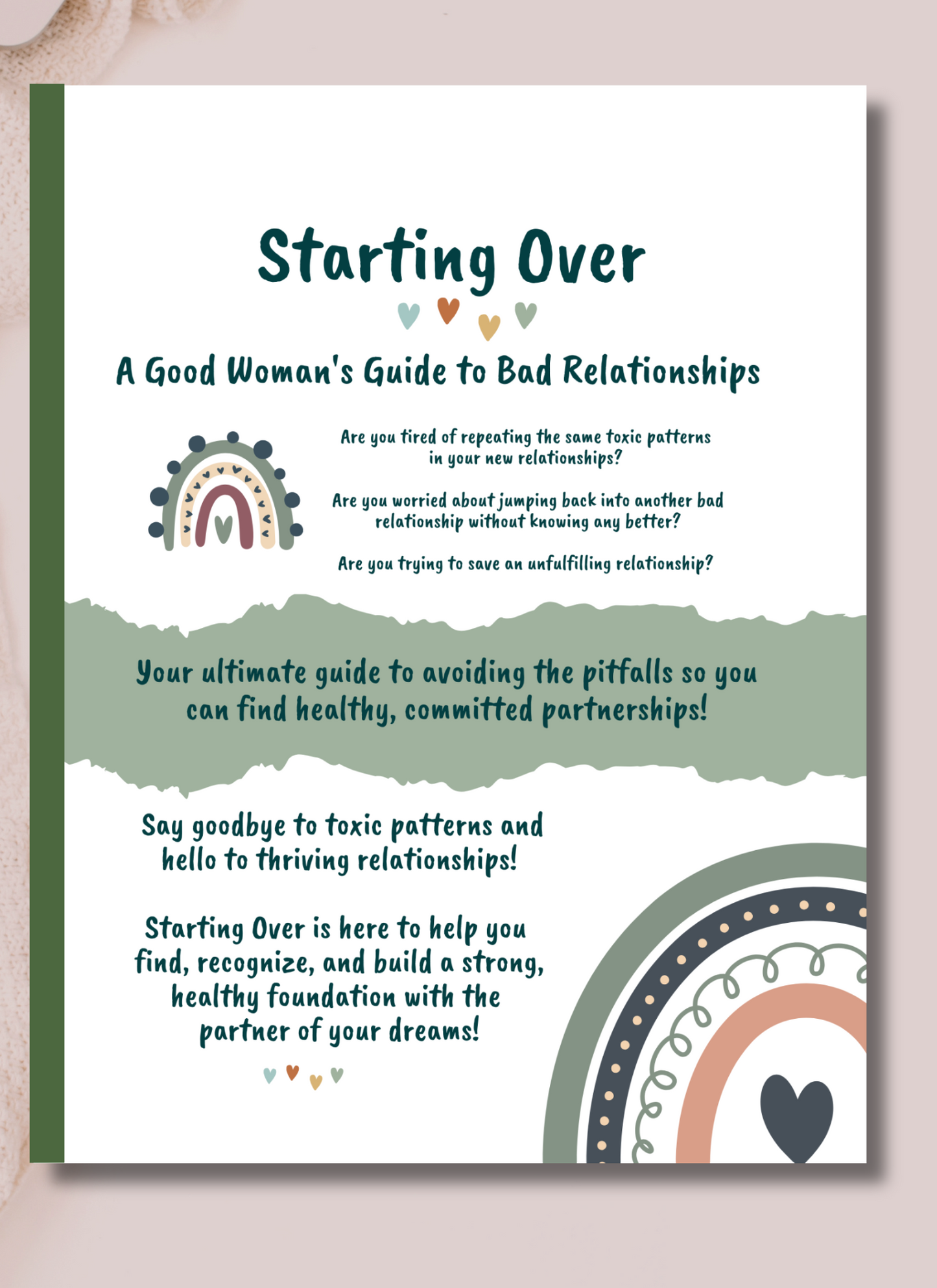 Starting Over: A 300-page Comprehensive Workbook for Healthy Relationships After Trauma